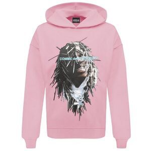 Comme Des Fuckdown Pink Cotton Men's Sweater